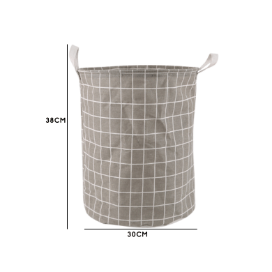 Large Foldable Waterproof Laundry Basket Cotton Fabric Clothes Storage Bin