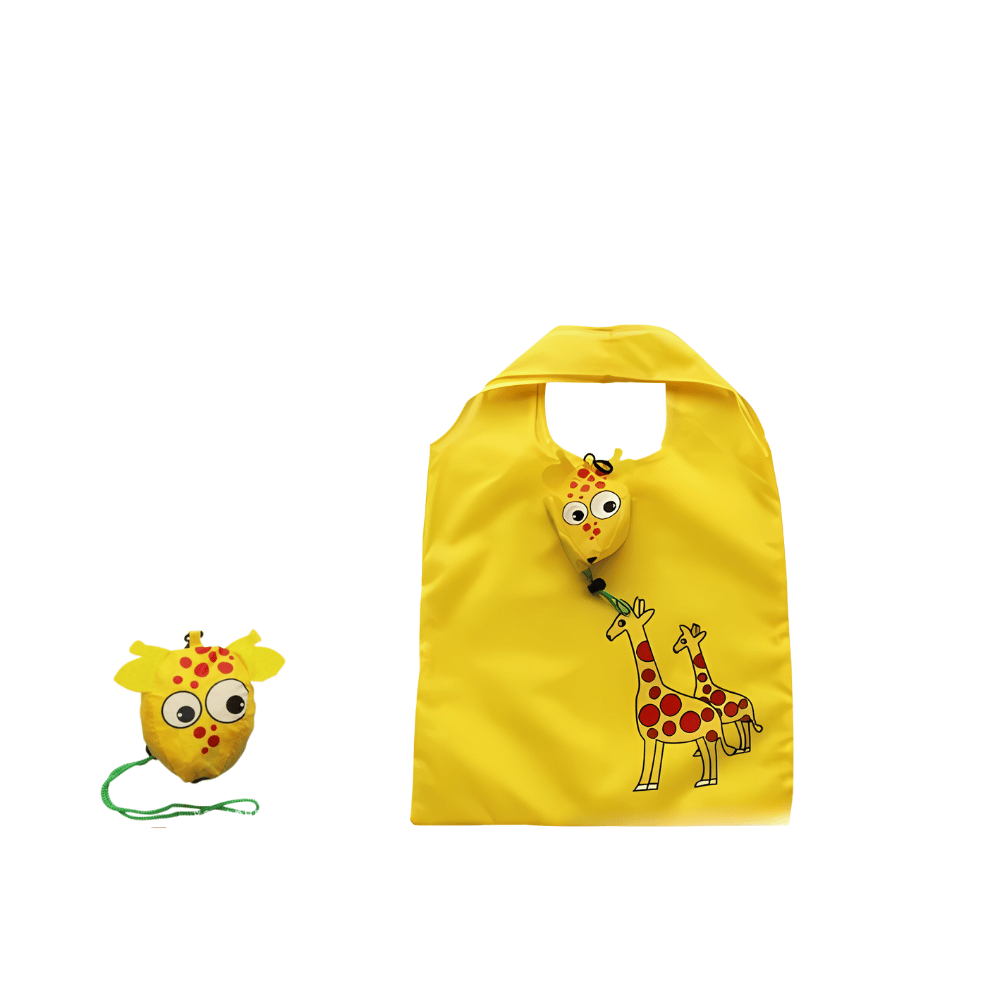 Cute Animal Foldable Shopping Bag Eco Friendly Reusable Tote