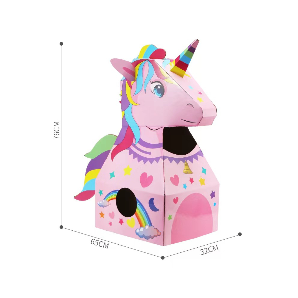 DIY 3D Cartoon Box Costumes for Kids
