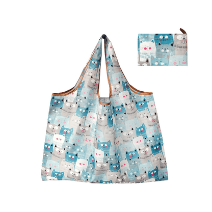 Large Foldable Eco Friendly Shopping Bag Lightweight Waterproof Reusable Grocery Tote