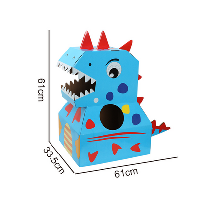 DIY 3D Cartoon Box Costumes for Kids