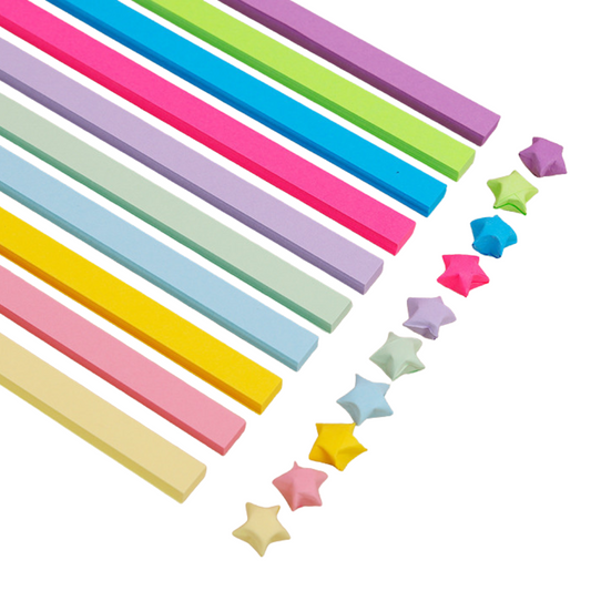Origami Star Paper Strips