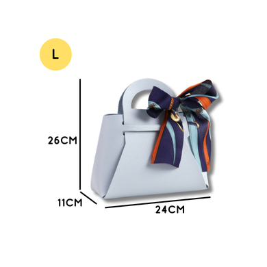 DIY Foldable Handbag Party Wedding Gift Bag Ribbon Bag Scarf