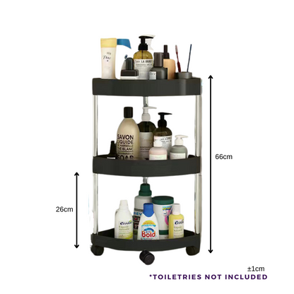 No-Drill Bathroom Towel Rack & Storage Shelf