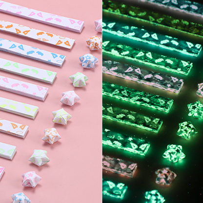 Origami Star Paper Strips