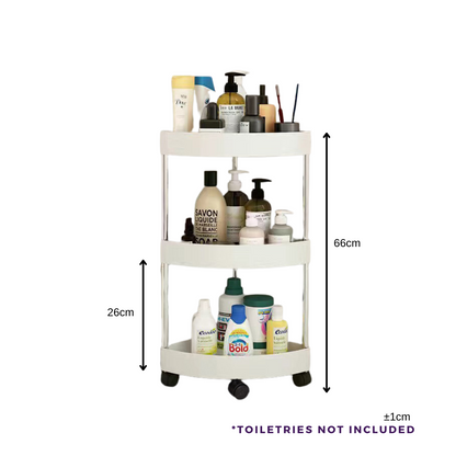 No-Drill Bathroom Towel Rack & Storage Shelf