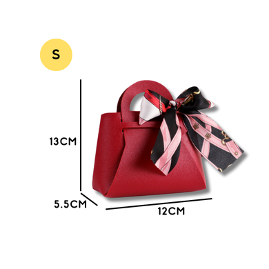 DIY Foldable Handbag Party Wedding Gift Bag Ribbon Bag Scarf