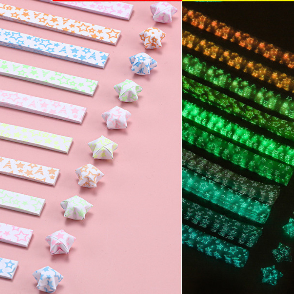 Origami Star Paper Strips