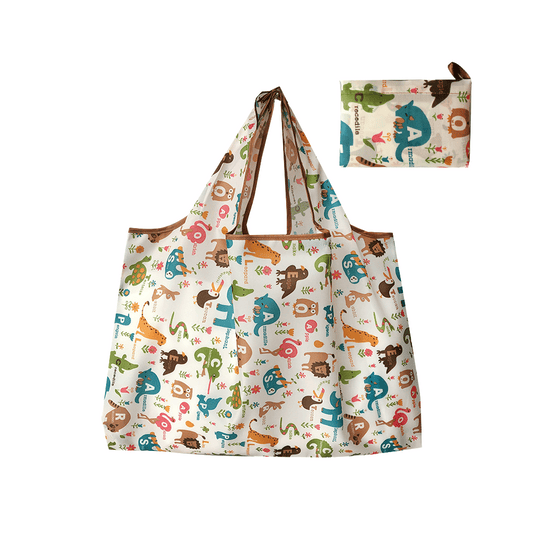 Large Foldable Eco Friendly Shopping Bag Lightweight Waterproof Reusable Grocery Tote