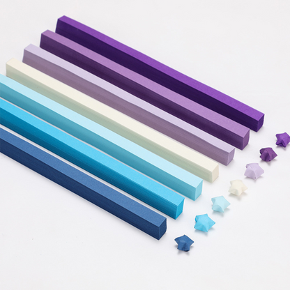 Origami Star Paper Strips