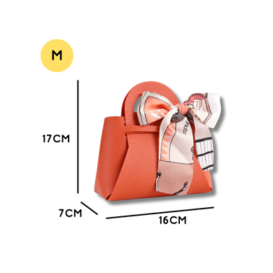 DIY Foldable Handbag Party Wedding Gift Bag Ribbon Bag Scarf