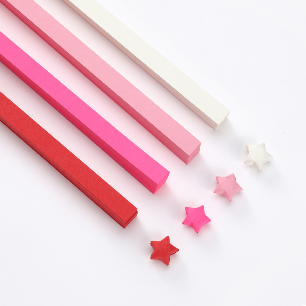 Origami Star Paper Strips