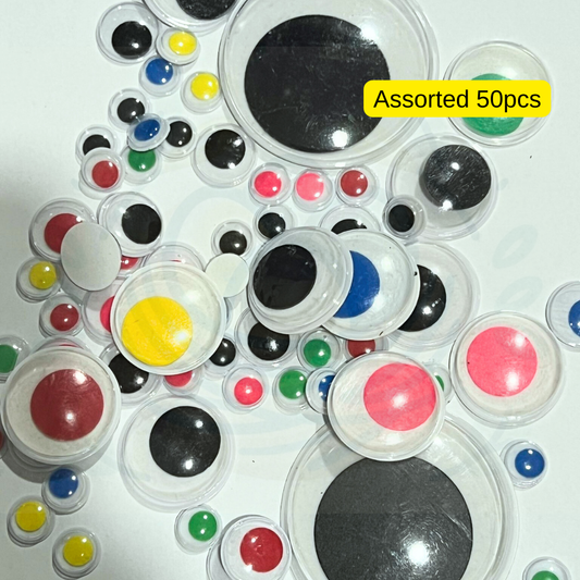 Googly Moving Eyes Stickers for DIY Crafts