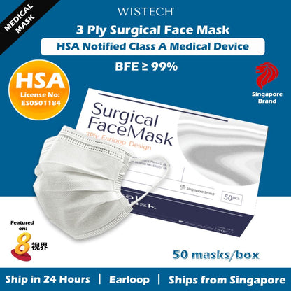 [Family Bundle] 4 BOXES + 1 SURGICAL MASKS with FREE SHIPPING FOR $40 only
