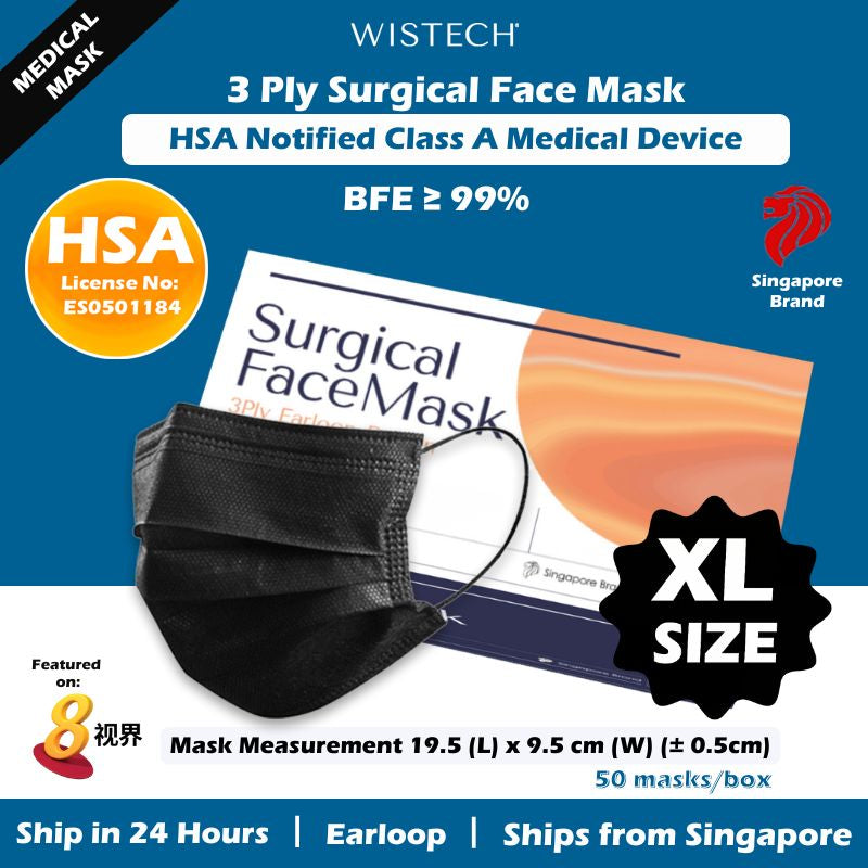 2 BOXES OF XL SURGICAL MASKS AT ONLY $28.90 WITH FREE SHIPPING