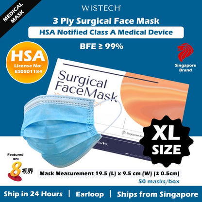 2 BOXES OF XL SURGICAL MASKS AT ONLY $28.90 WITH FREE SHIPPING