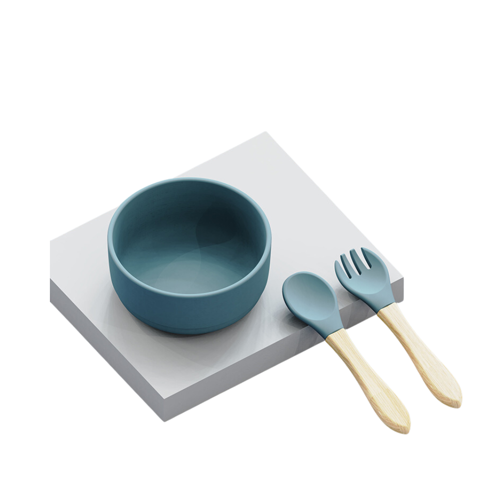 Baby & Toddler Training Bowl - Non-Slip, Shatterproof Silicone Cup Bowl for Easy Feeding