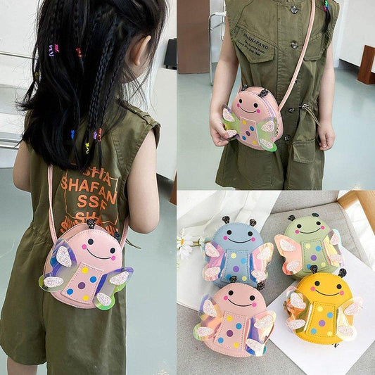 2024 Trendy Children's Bee Crossbody Bag - Cute Cartoon Shoulder & Coin Bag for Girls