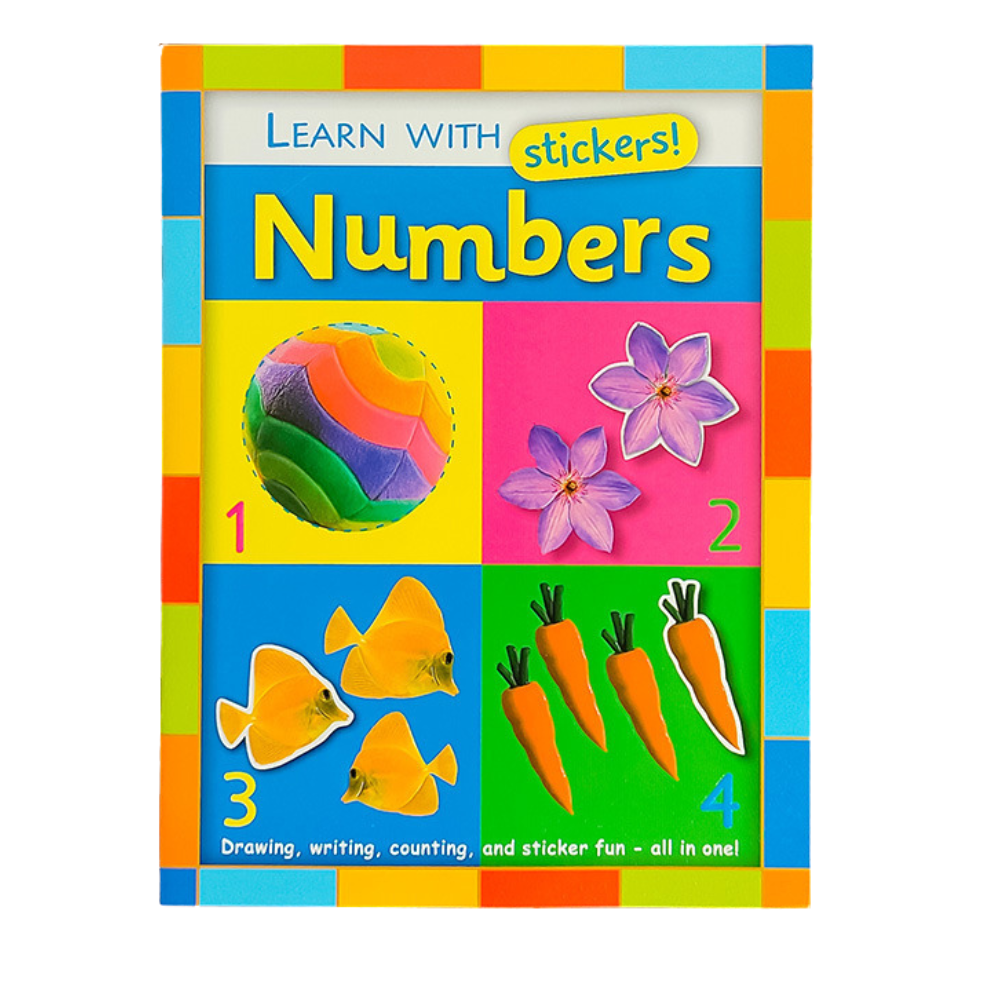 Kids Cartoon Coloring Book with Stickers