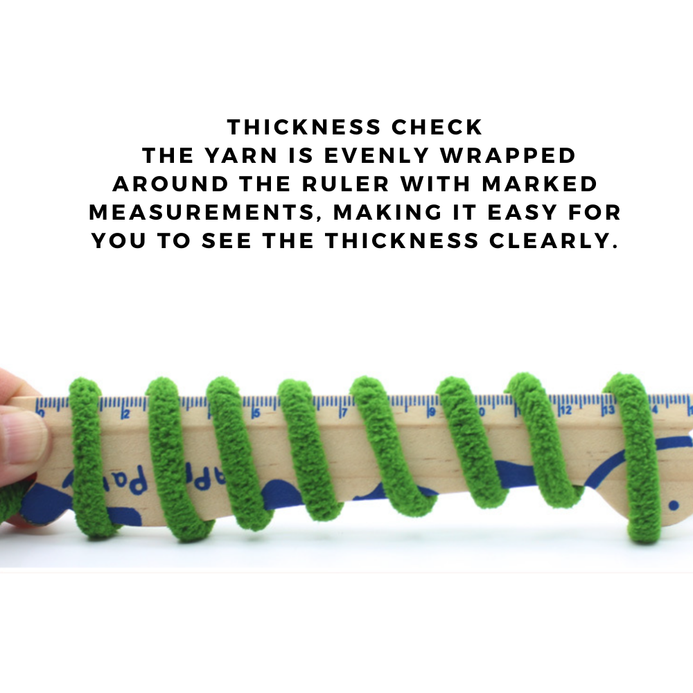 Ice Stripe Thick Roving Yarn