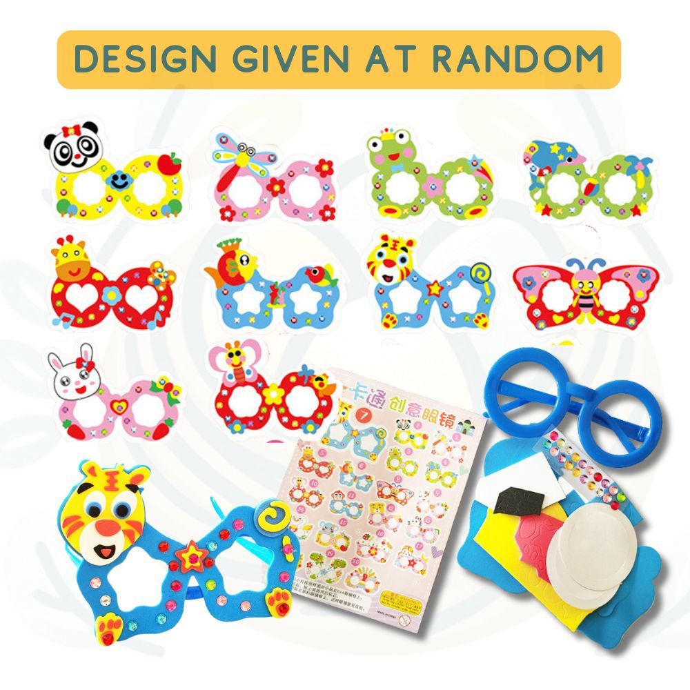 DIY EVA Foam Artwork Kit Button Pom Pom Crafts