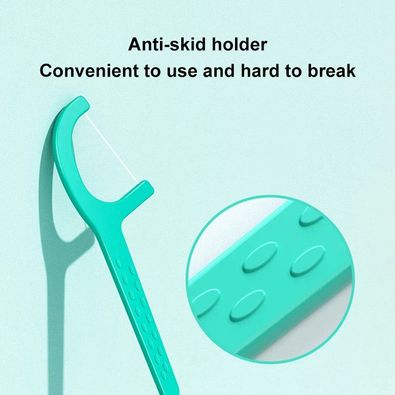 [Bundle of 3] Xiaomi DR.BEI Dental Floss Portable Picks Teeth Flosser Toothpicks Stick Oral Care 50pcs/box Teeth Pick - Wistech Singapore