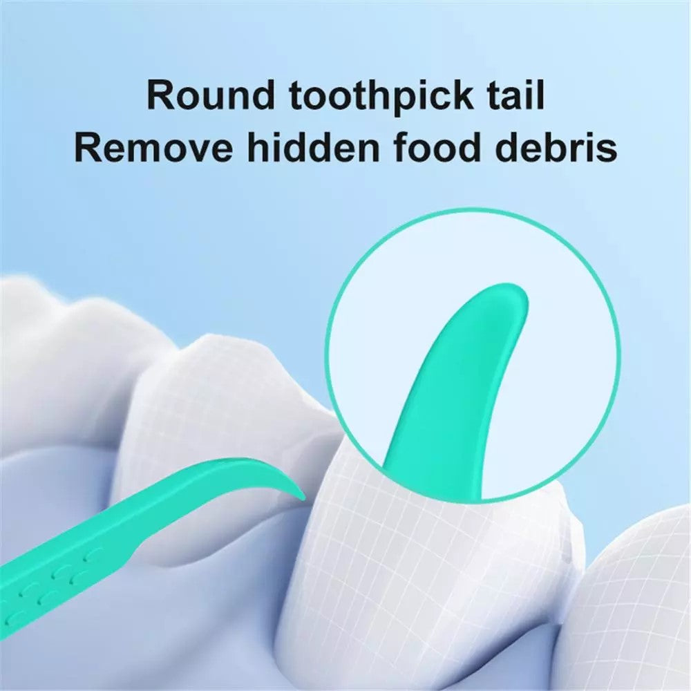 [Bundle of 3] Xiaomi DR.BEI Dental Floss Portable Picks Teeth Flosser Toothpicks Stick Oral Care 50pcs/box Teeth Pick - Wistech Singapore
