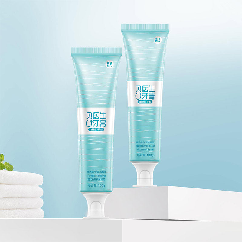 DR.BEI 0+ Toothpaste, 100g (Bamboo Mint) Xiaomi Youpin DR·BEI 0+ Bamboo Fiber Toothpaste for Clean Teeth and Prevent Plaque and Bacteria Eliminate 99% - Wistech Singapore