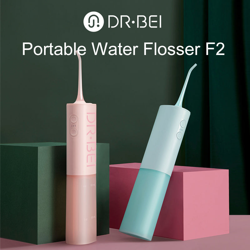 Xiaomi DR·BEI Cordless Oral Irrigator Dental Portable Water Jet Flosser USB Rechargeable IPX7 Irrigator for Cleaning - Wistech Singapore
