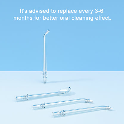 Xiaomi DR.BEI Oral Irrigator Cleaning Replacement 4 kinds for F3 GF3 Dental Punch Nozzles 2 pcs Included Deep Cleaning - Wistech Singapore