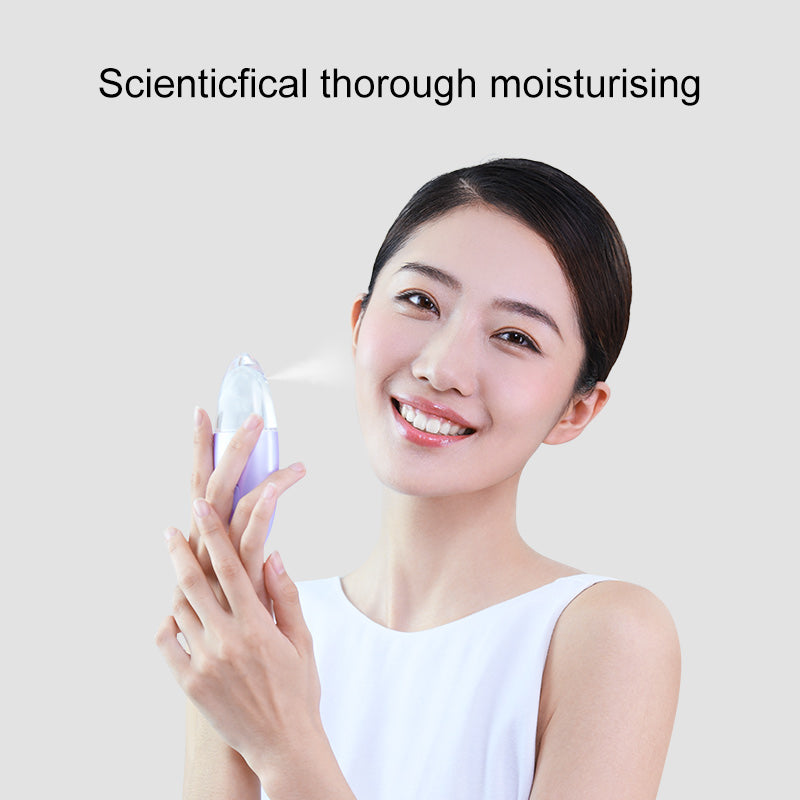 Xiaomi Lady Bei Sonic Moisturizing Machine - Violet & Rose Gold - Wistech Singapore