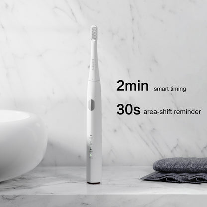 Xiaomi DR.BEI White GY1 Sonic Rechargeable Electric Toothbrush With 2 Brush Heads Adult Soft Bristle Whitening Tooth Bru - Wistech Singapore