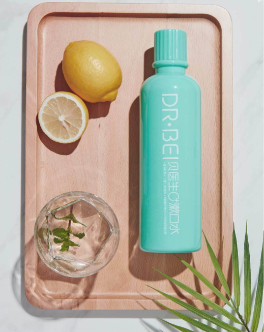 DR.BEI 0+ Mouthwash, 600ml Xiaomi Youpin DR·BEI 0+ 600ml Large Capacity Mouthwash Bamboo Fibre for Refreshing and Clean Breath - Wistech Singapore