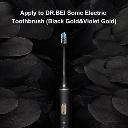 Xiaomi Dr.Bei Sonic Electric Toothbrush Head (Black Gold) 3pcs pack - Wistech Singapore