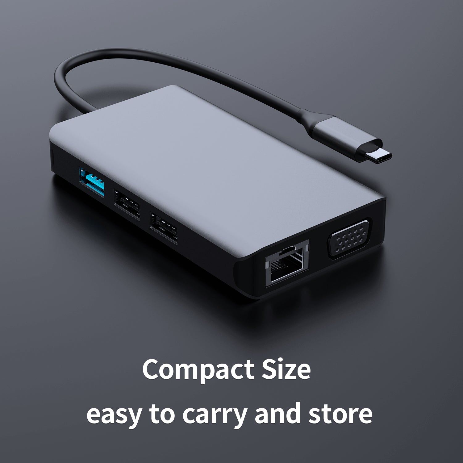 Wistech USB C Type-C Hub 10 in 1 Adapter BX10A with HDMI 4K30Hz 2K60Hz PD Chargers USB 3.0 SD card TF card RJ45 Jack VGA Adapter 3.5mm Audio - Wistech Singapore
