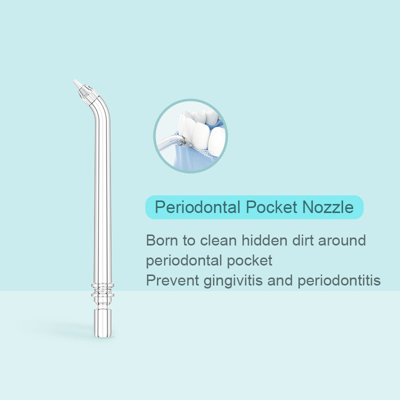 Xiaomi DR.BEI Oral Irrigator Cleaning Replacement 4 kinds for F3 GF3 Dental Punch Nozzles 2 pcs Included Deep Cleaning - Wistech Singapore