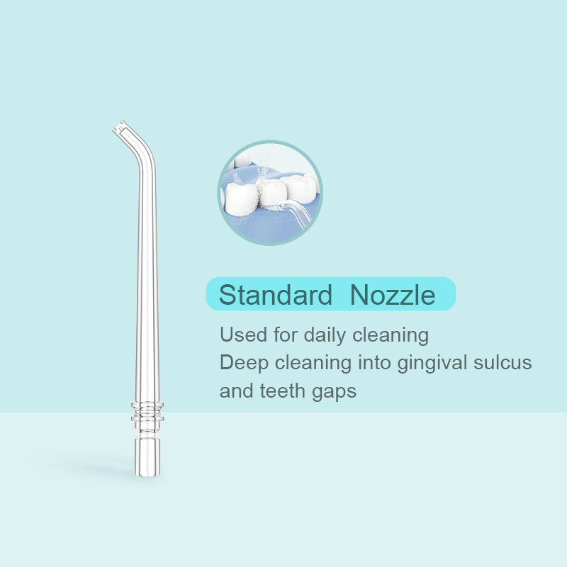 Xiaomi DR.BEI Oral Irrigator Cleaning Replacement 4 kinds for F3 GF3 Dental Punch Nozzles 2 pcs Included Deep Cleaning - Wistech Singapore