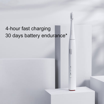 Xiaomi DR.BEI White GY1 Sonic Rechargeable Electric Toothbrush With 2 Brush Heads Adult Soft Bristle Whitening Tooth Bru - Wistech Singapore