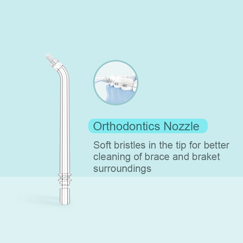 Xiaomi DR.BEI Oral Irrigator Cleaning Replacement 4 kinds for F3 GF3 Dental Punch Nozzles 2 pcs Included Deep Cleaning - Wistech Singapore