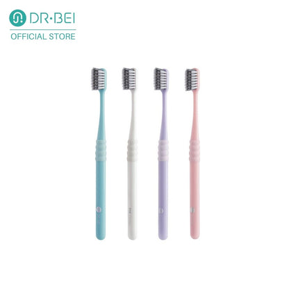 DR.BEI Bass Toothbrush, 4 Pieces (Comfort)