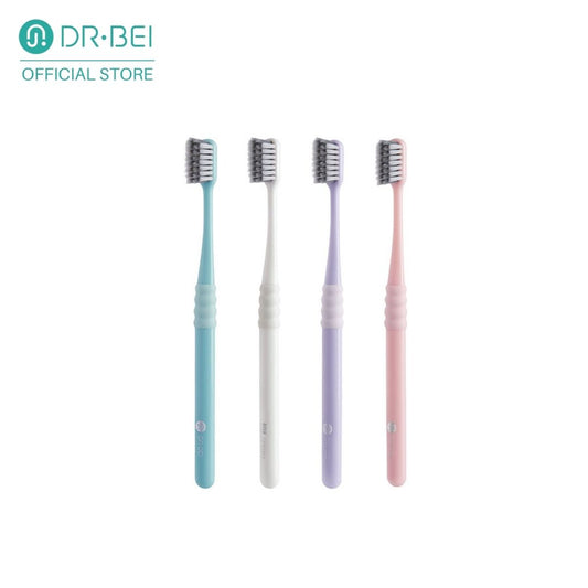 DR.BEI Bass Toothbrush, 4 Pieces (Comfort)