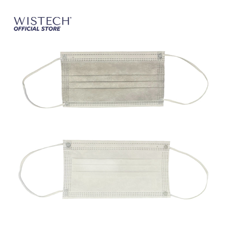 Wistech 3-Ply Surgical Face Mask UVMASK™️  (Grey) - Wistech Singapore