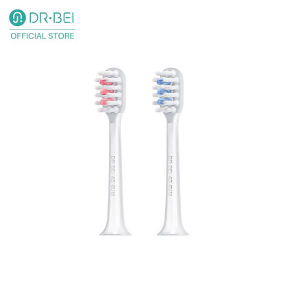 DR.BEI S7 4D Ultrasonic Toothbrush Head, 2 Pieces Xiaomi Youpin