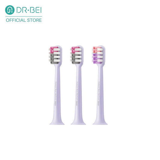 DR.BEI Violet Gold Toothbrush Head