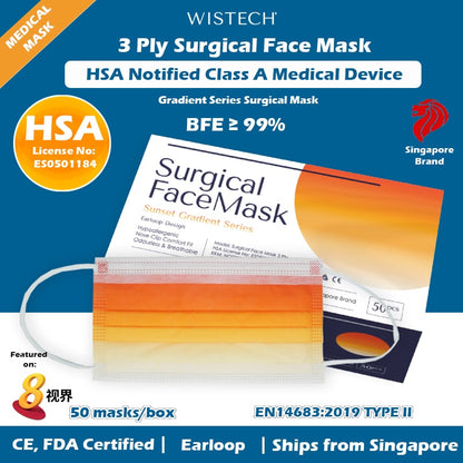 [Family Bundle] 3 BOXES GRADIENT SURGICAL MASKS with FREE SHIPPING FOR $29.90 only