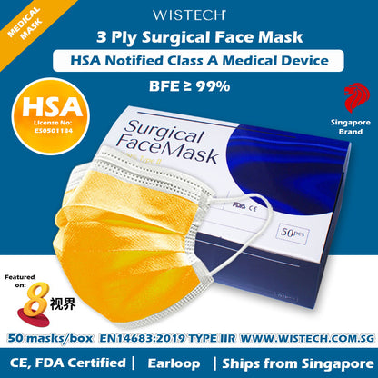    mandarin orange surgical mask