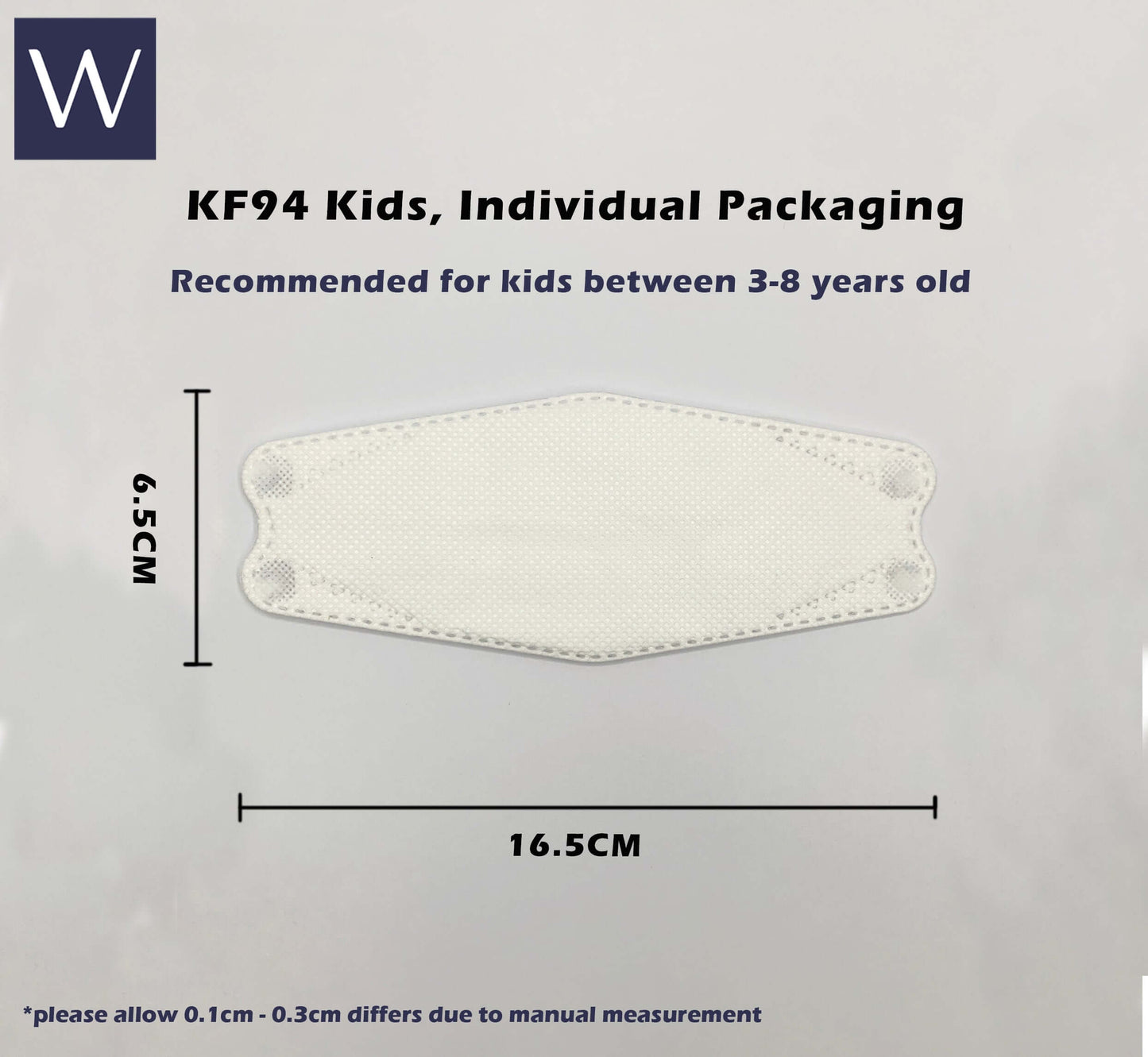 measurementKF94kidsmask