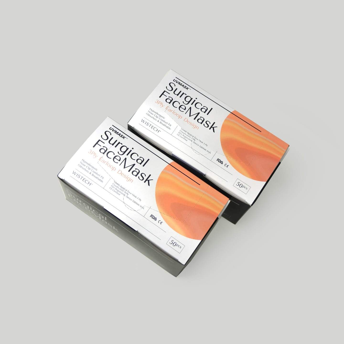 Wistech 3-Ply Surgical Face Mask UVMASK™️  (Blue) - Wistech Singapore