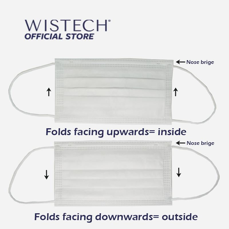 Wistech 3-Ply Surgical Face Mask UVMASK™️  (White) - Wistech Singapore